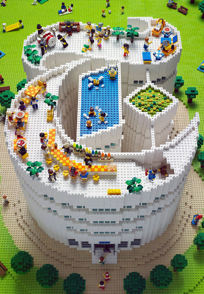 LEGO logo for times magazine by sachiko akinaga