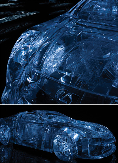 sou fujimoto: transparent lexus LF A