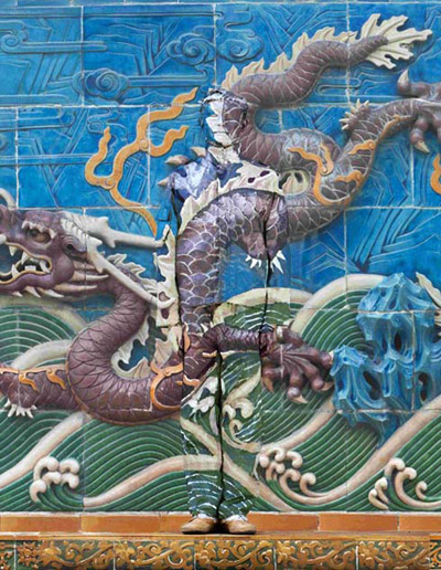 liu bolin: the invisible man at eli klein fine art