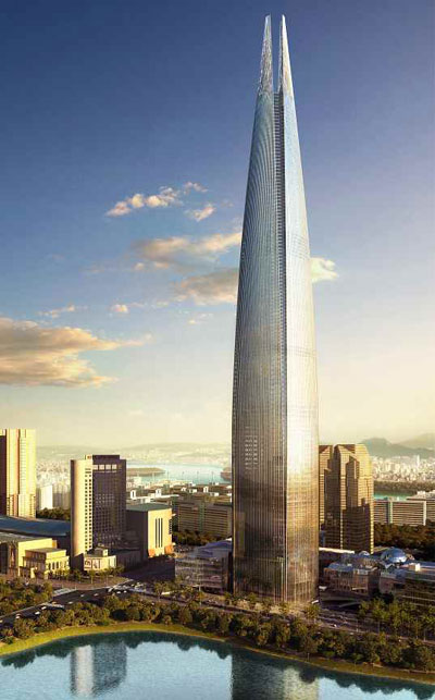 kohn pedersen fox: lotte super tower, plans unveiled