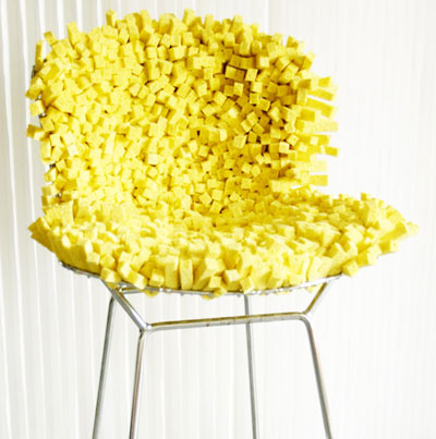 sponge chair by marcella foschi