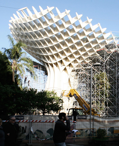 j. mayer h. architects: metropol parasol   opening of the market hall