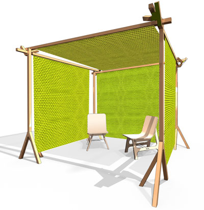 matali crasset, inga sempe, big   game for moustache at milan design week 09