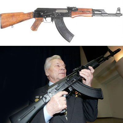 AK 47's designer mikhail kalashnikov celebrates his 90th birthday