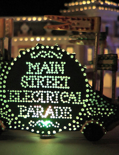 disneyland main street parade in miniature