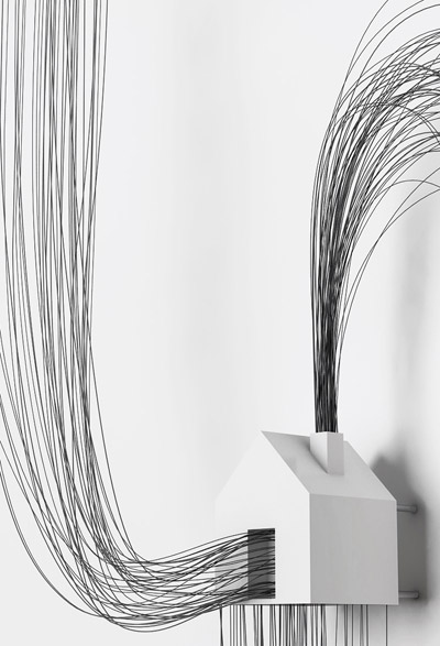 drawing with wire by david moreno