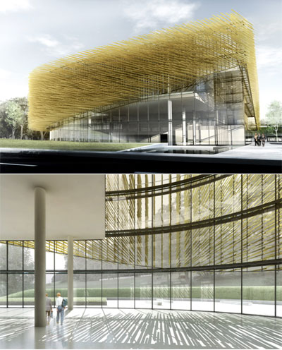 moxon architects: 'hedgehog' building planning permission granted