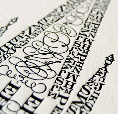 salt lake temple letterpress poster by cameron moll