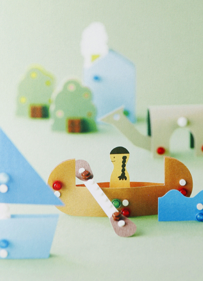 LEGO bricks + paper toys by muji