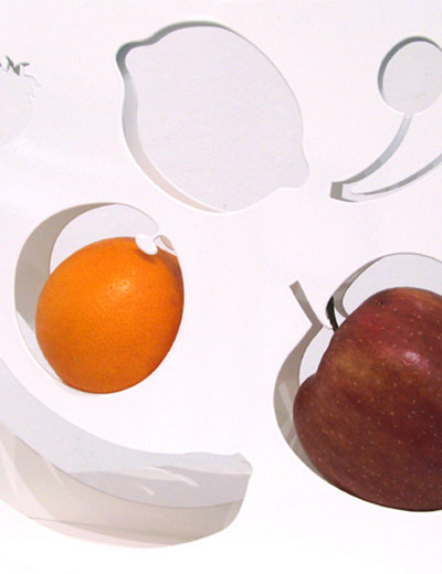 nendo: fruit template