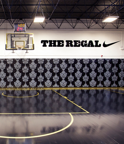 NIKE + hotel: the regal basketball court, london