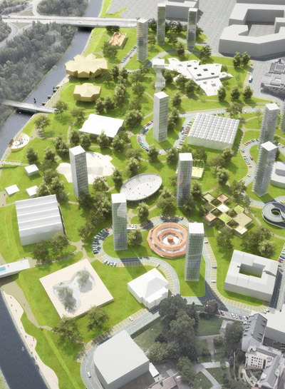 NL architects: black meadow