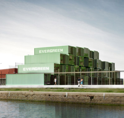 olgga architectes: 'crou'   100 recycled container student housing