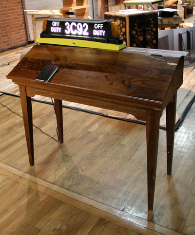 off duty no more   recycled taxi light lamps