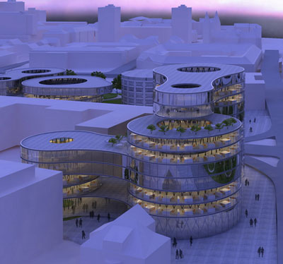 OFIS architects: ljubljana city municipality design development