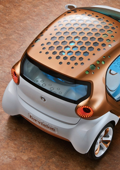 solar powered OLED transparent car roof