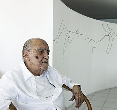oscar niemeyer: 101 year old brazilian architect back at work