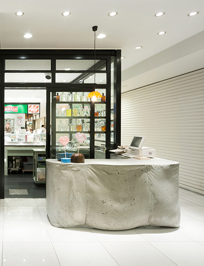 schemata architecture office: papabubble candy shop, tokyo