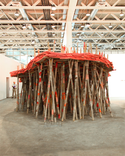 art basel   untitled: stage by phyllida barlow