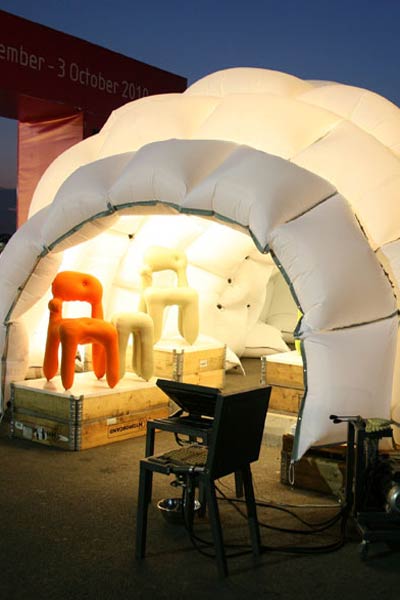 lambert kamps: pillow tent at DMY berlin 2011