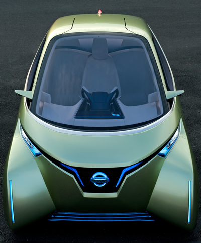 EV concept car: nissan pivo 3 at tokyo motor show