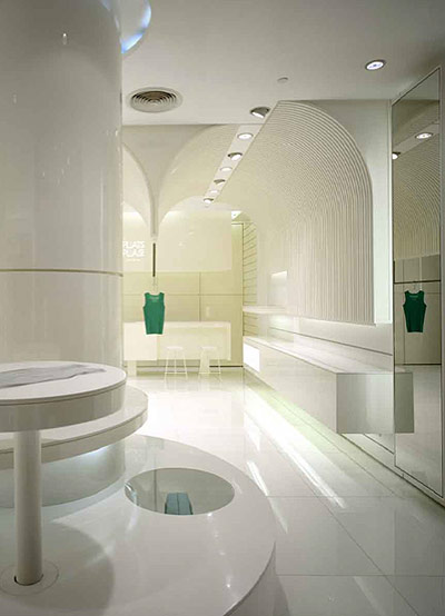 keisuke fujiwara: issey miyake pleats please clothing store, bangkok