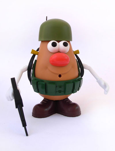 mr potato head   in the army by avihai shurin