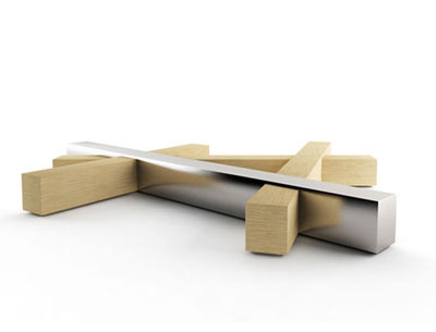 'mikado' convivial seating by candido de barros and r'pure studio