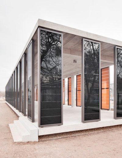 ortner + ortner baukunst: photovoltaic pavilion in potsdam