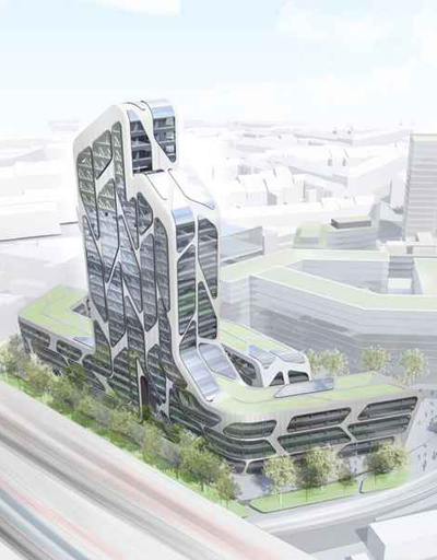 j. mayer h. architects: quartier m, dusseldorf, germany