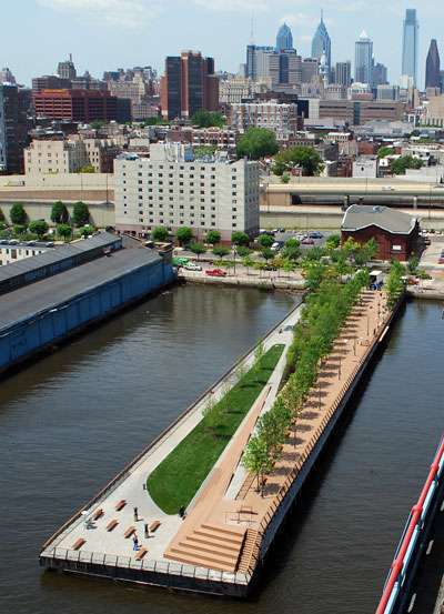james corner field operations: race street pier philadelphia