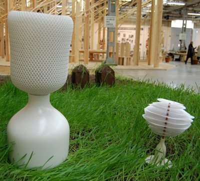 saint etienne biennale 08: rainwater collectors at 'city eco lab'