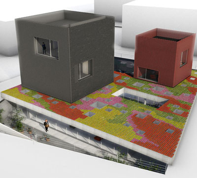 ordos 100: 'double class villa' by babel architectures