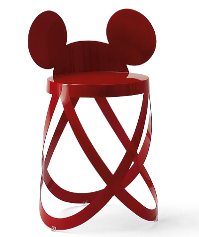 nendo: disney's mickey mouse stool for cappellini