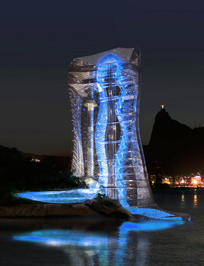 mikou design studio: lighthouse tower, rio de janeiro