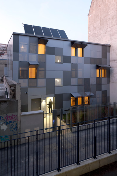 RMDM architects: 10 very high performance apartments   social housing, paris
