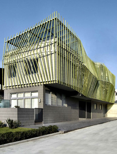 the bamboo forest house by roewu architects