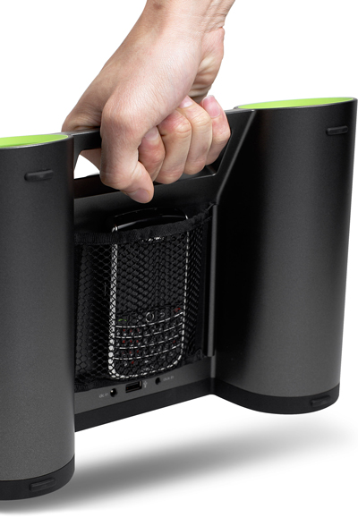 rukus solar powered bluetooth speaker