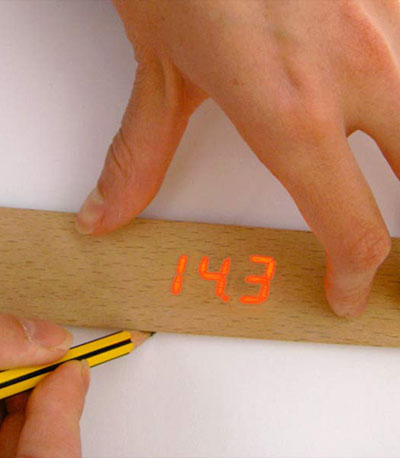 electronic ruler by shay shafranek and oded webman