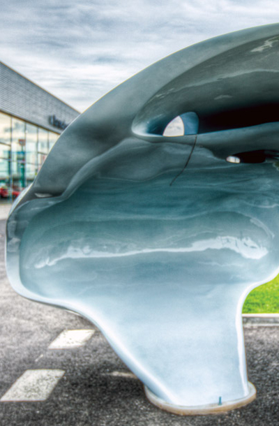 sculpture as a parking place   art for cars