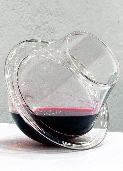 saturn wine glasses by christopher yamane