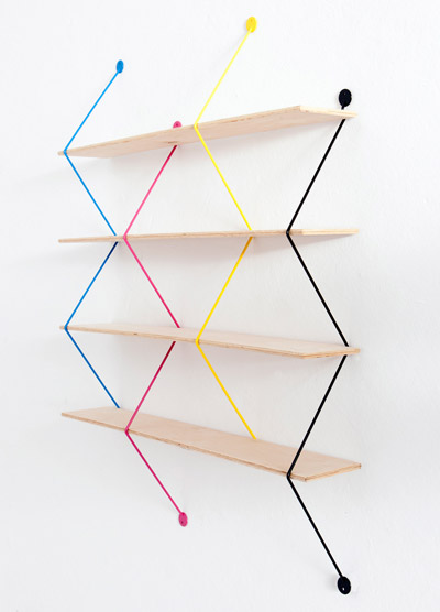 bashko trybek: serpent modular shelving system