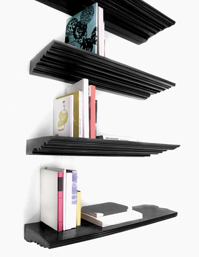 studio glithero: bench mould shelves