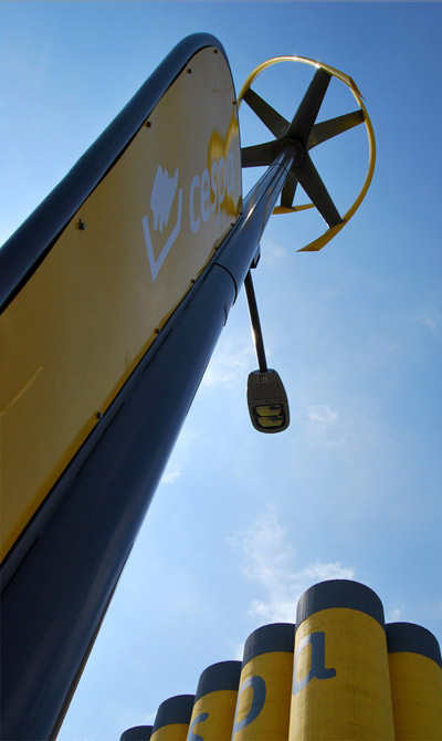 world's first wind powered electric charging station