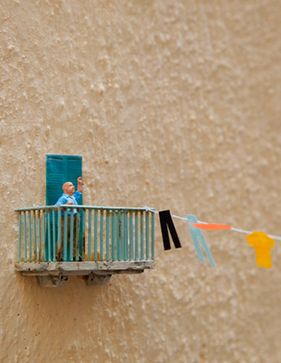 slinkachu at fame festival 2010