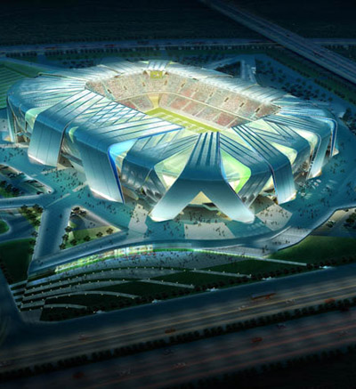 UNStudio design selected for new football stadium in china