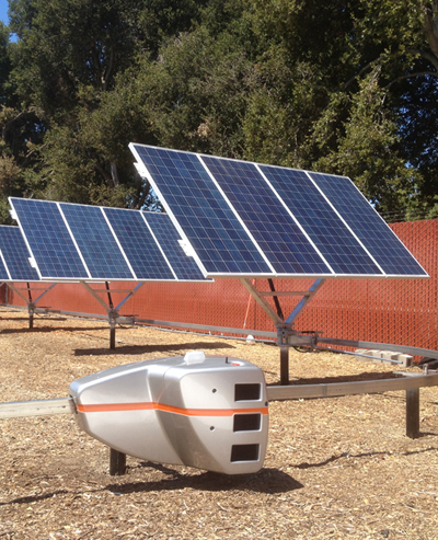 qbotix robot maximizes solar panel output