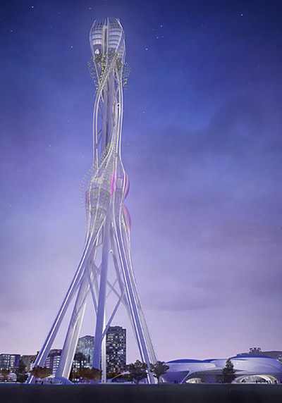 soma: multiple natures   fibrous tower for taiwan tower competition