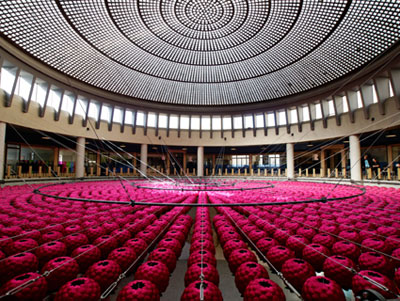 'lotus zone of zero, 2008', by kim sooja at rotunda at galerie ravenstein, brussels