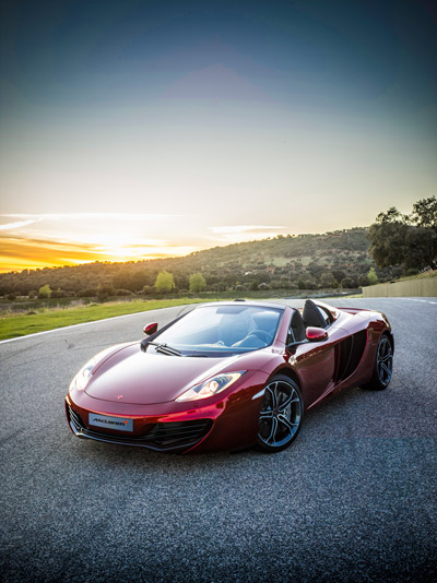 McLaren 12C spider convertible
